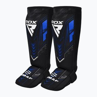 Chrániče holení a nártů RDX IMMAF Approved Neoprene Shin Instep blue
