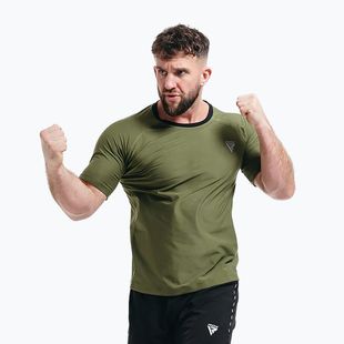 Pánské tréninkové tričko RDX M1 army green