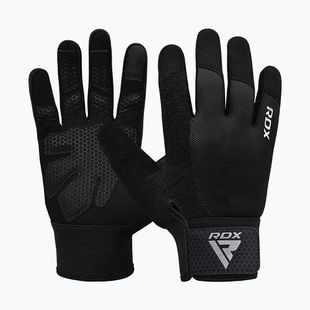 Trekingové rukavice RDX W1F Full Finger black