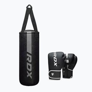 Boxovací pytel RDX F6 Junior Punch Bag + Boxing Gloves matte silver
