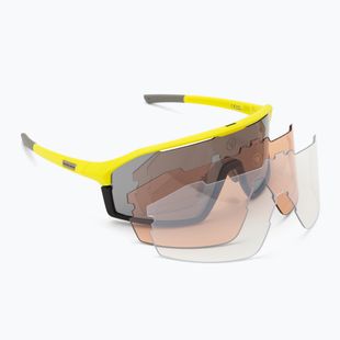 Sluneční brýle  Endura Dorado II 3+1+1 hi-viz yellow/smoke tint/full platinum mirror