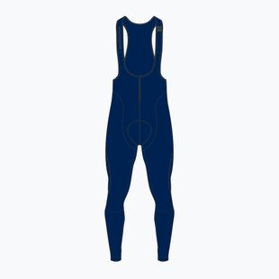 Pánské zateplené cyklistické kalhoty s laclem Endura FS260-Pro Thermo Bibtights II ink blue