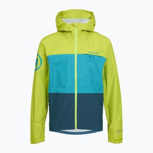 Pánská cyklistická bunda  Endura Singletrack II Waterproof lime green