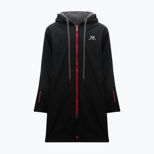Dětský župan ZONE3 Polar Fleece Parka Changing Robe Jr black