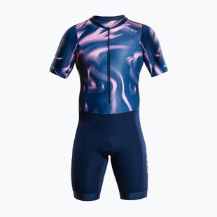 Pánská triatlonová kombinéza ZONE3 Activate+ Trisuit print