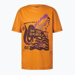 Dětský cyklistický dres Endura Singletrack Core Jr end orange