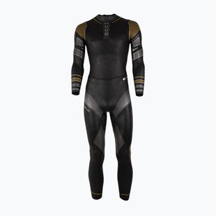 Pánský plavecký neopren HUUB Pinnacle silver/yellow