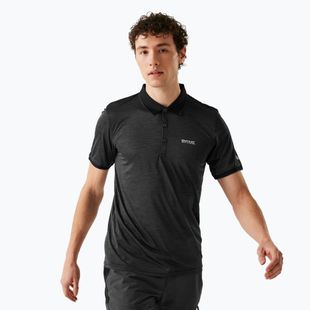 Pánské trekové tričko REGATTA Polo Remex II black
