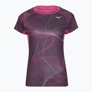 Dámské běžecké tričko Mizuno Aero Tee gape wine