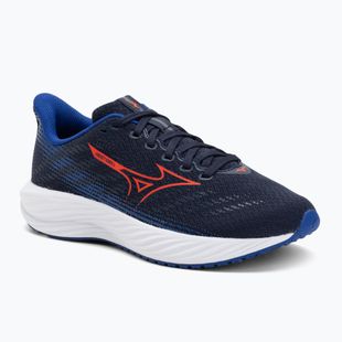 Dětské běžecké boty Mizuno Enerzy Rider Jr peacoat/ignitionred/reflective blue