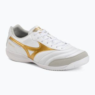 Kopačky Mizuno Morelia Sala Elite IN White/Football Gold/Galaxy Silver