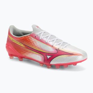 Kopačky Mizuno Alfa III Elite AG white/fuchsia purple