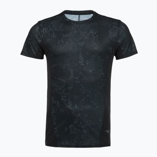 Pánské běžecké tričko  Mizuno Active DryAeroFlow Graphic black/gray