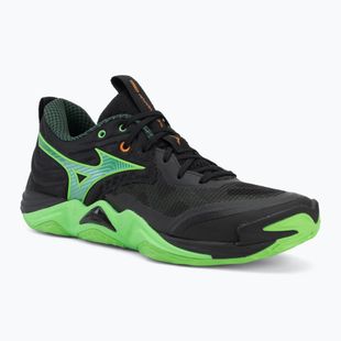 Volejbalové boty Mizuno Wave Momentum Elite black/glowing apple/mandarin orange