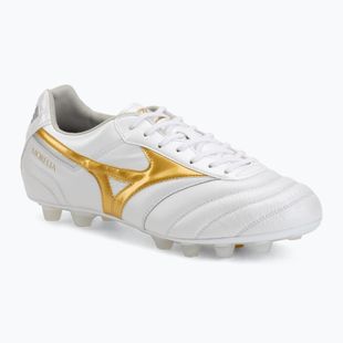 Kopačky Mizuno Morelia II Elite FG white/football gold/galaxy silver