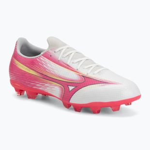 Kopačky Mizuno Alfa III Select FG white/fuchsia purple