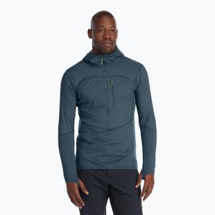Pánská trekingová mikina Rab Ascendor Summit Hoody orion blue