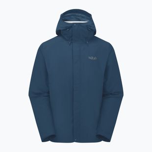 Pánská bunda do deště Rab Downpour tempest blue