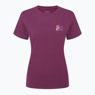 Dámské tričko Rab Tuku Vista Tee mulberry