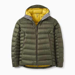 Pánská péřová bunda Rab Electron Pro Hoody army