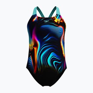 Dětské jednodílné plavky Speedo Digital Placement Powerback arctic glass