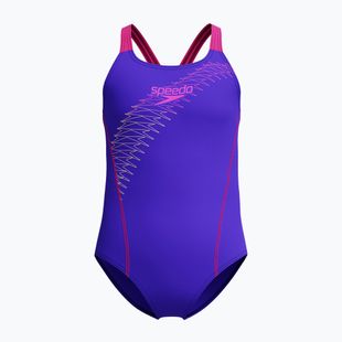 Dětský jednocestný plavkový úbor Speedo Medley Logo Medalist indigo glow