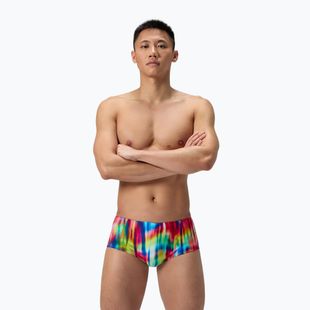 Pánské plavecké boxerky Speedo Printed 13.5 cm Brief prismatic paradise/ruby