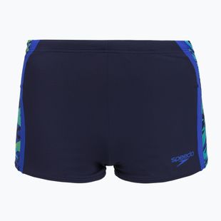 Pánské plavky boxerky Speedo Hyperboom Splice Aquashort peacoat/deep sapphire