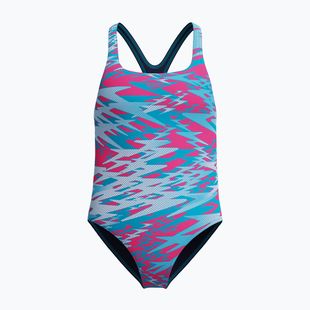 Dětské jednodílné plavky Speedo Hyperboom Print Medalist margarita pink