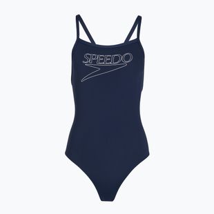 Dětské jednocílné plavky Speedo Endurance+ Logo Thinstrap peacoat
