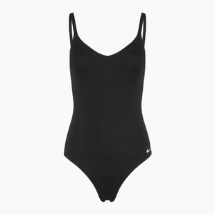 Dámské jednodílné plavky Nike Essential V-Neck black