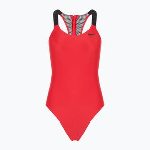 Dámské jednodílné plavky Nike Hydralock Fusion university red