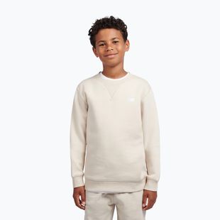 Dětská mikina New Balance Brush Back Small Logo Crew timberwolf