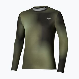 Pánské běžecké tričko Longsleeve Mizuno Core Graphic Long Sleeve Tee Forest Night