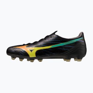 Kopačky Mizuno Alpha III Elite FG black/lava orange/evening primrose