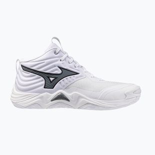 Volejbalové boty Mizuno Wave Momentum Elite Mid white/metallic gray/black