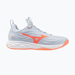 Dámské volejbalové boty Mizuno Wave Luminous Elite blue finch/lava orange/flamingo coral