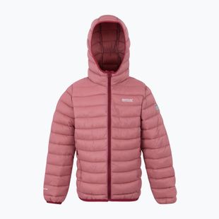 Dětská bunda REGATTA Hooded Marizion dusty rose/dark pimiento