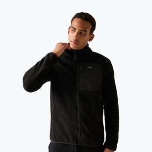 Pánská fleecová mikina REGATTA Frankie Borg black/black