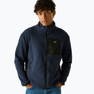 Pánská fleecová mikina REGATTA  Frankie Full Zip Fleece navy/black