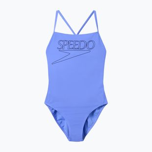 Dámský jednodílný plavkový oblek Speedo Endurance+ Logo Thin Strap moonlight lavender