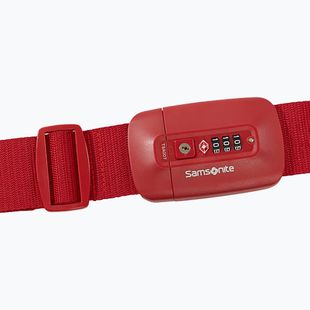 Upínací pás na kufr Samsonite Revolution red