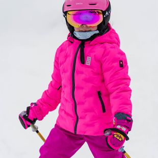 Dětská lyžařská bunda LEGO Lwjipe 706 pink