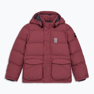 Dětská zateplená bunda LEGO Lwjaz 704 earth red