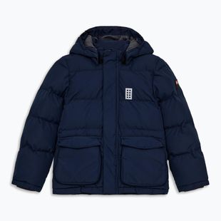 Dětská zateplená bunda LEGO Lwjaz 704 dark navy