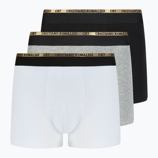 Pánské boxerky CR7 Basic Trunk 3 pary balck/white/grey