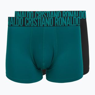 Pánské boxerky CR7 Fashion Trunk Micro 2 pary 456 multicolour