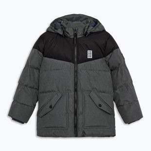 Dětská zateplená bunda LEGO Lwjebel 733 dark grey melange