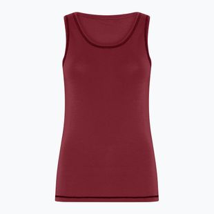 Dámské funkční tričko Dovre Wool Singlet burgundy