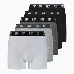 Pánské boxerky  CR7 Basic Trunk 5 par black/dark grey/grey/white